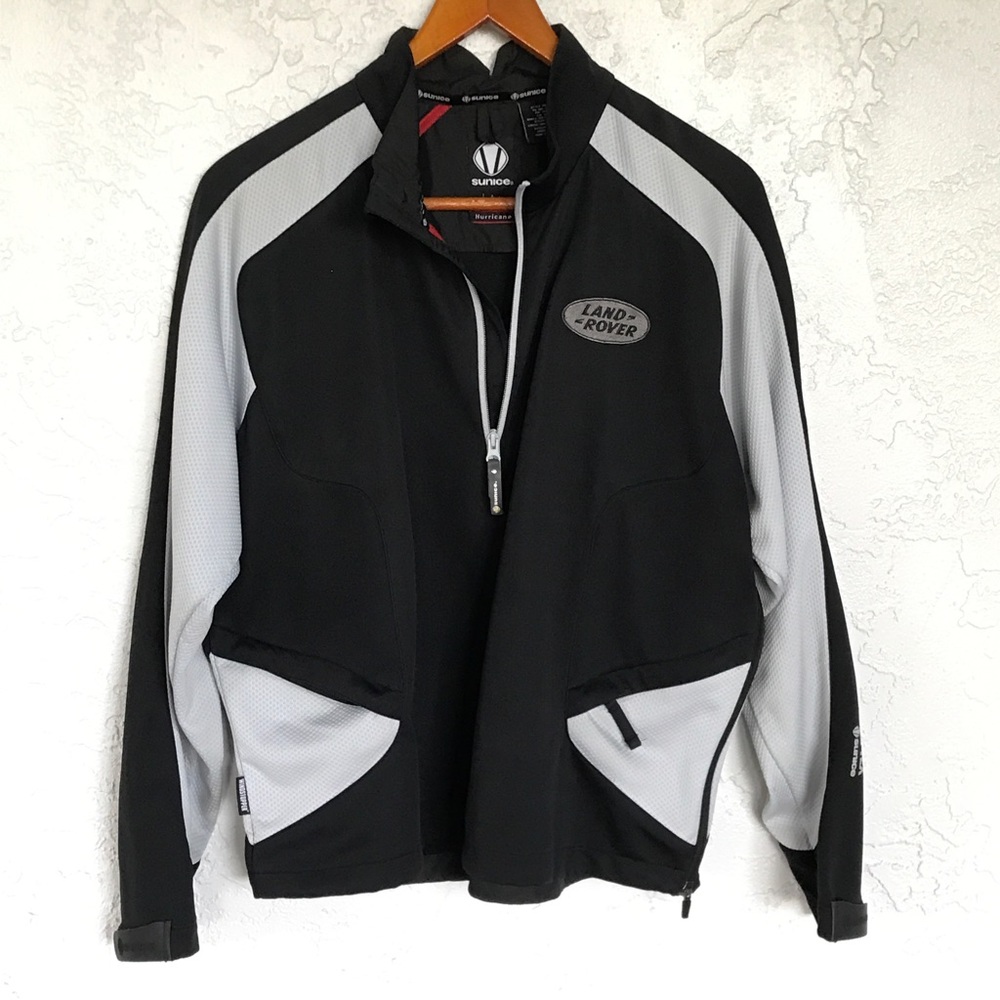 Sunice Hurricane Windstopper Golf 1/2 Zip Jacket Land Rover Full Sleeve Large